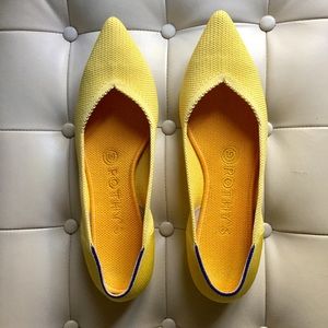 Rothy’s Points in Sunshine Yellow